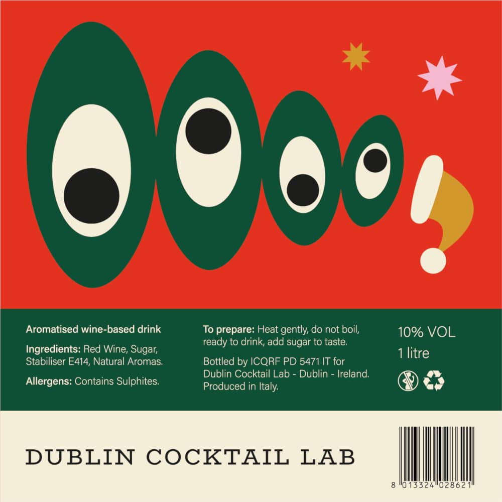 Dublin Cocktail Lab Mulled Wine cocktail vin brulé 1 litro