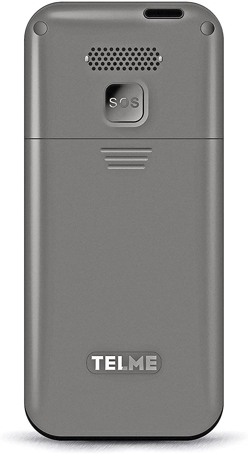 Emporia Telme C151 cellulare per anziani grigio tasti grandi