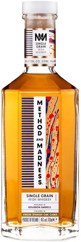 Method & Madness Single Grain Whiskey Irlandese Bottiglia