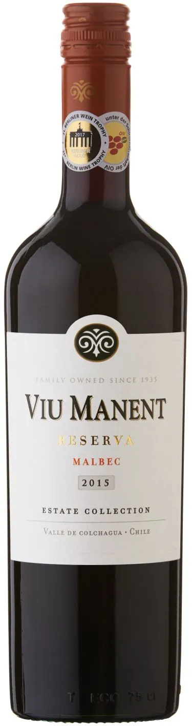 Viu Manent Estate Reserva Malbec Vino Rosso Morbido