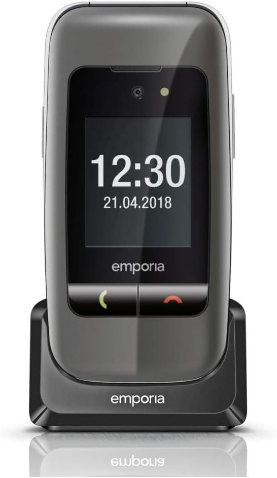 Emporia ONE Telefono pieghevole 2,4" argento emergenza