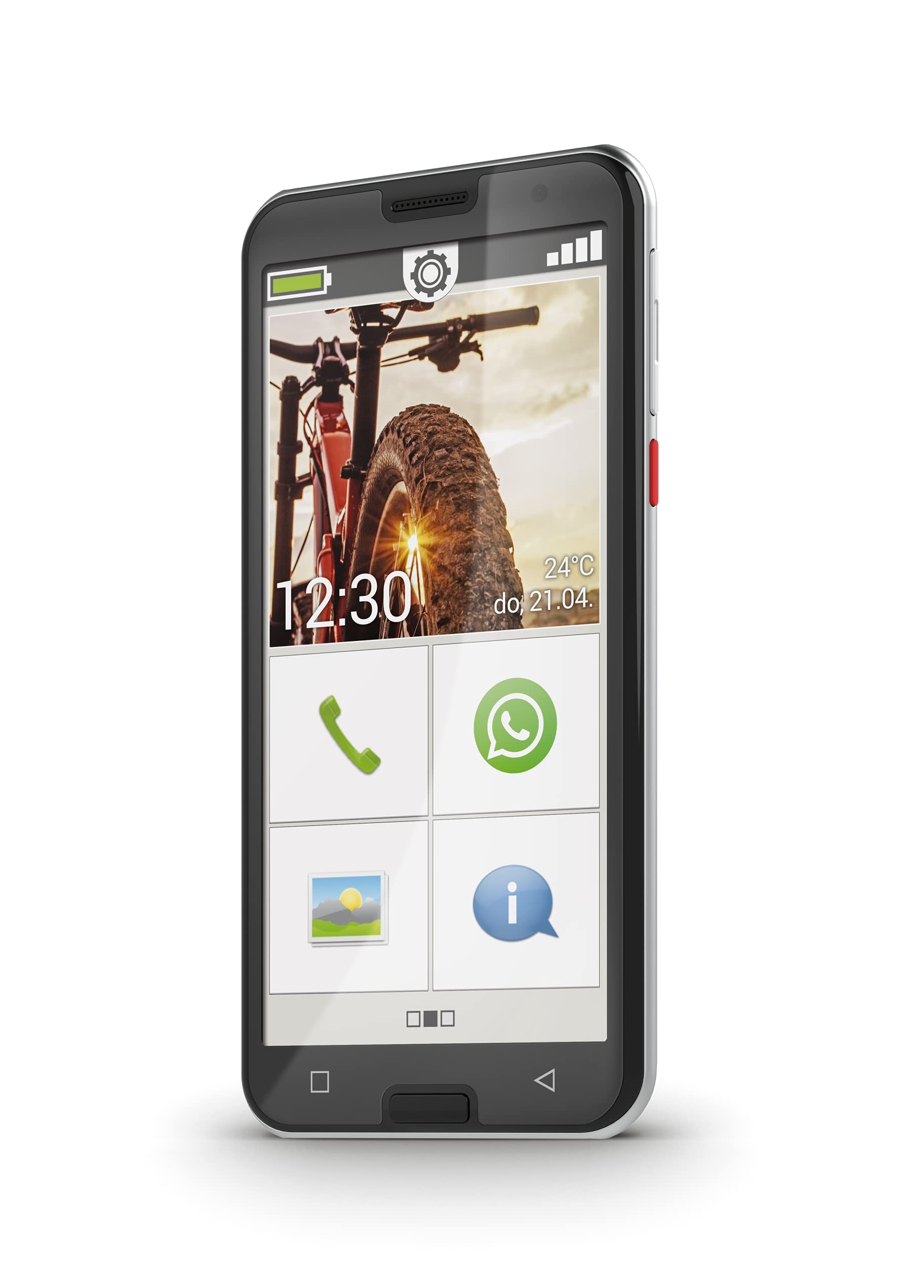 Emporia Smart 5 smartphone anziani nero 32GB display 5.5