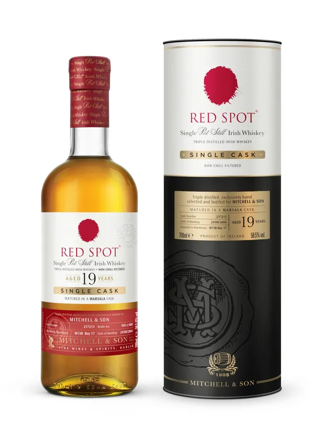 Red Spot Single Cask 19 anni whiskey irlandese Marsala 58,5%