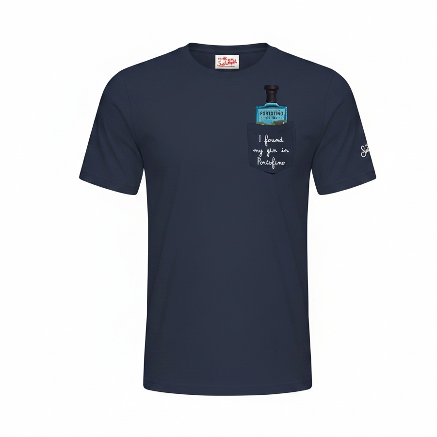 Portofino Lifestyle t-shirt cotone navy Bay Martini taglia L