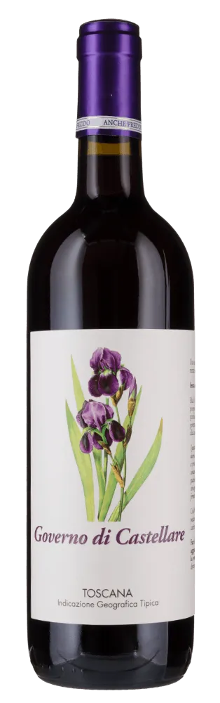 Castellare di Castellina Governo Vino Rosso Toscana Ciliegia Bottiglia