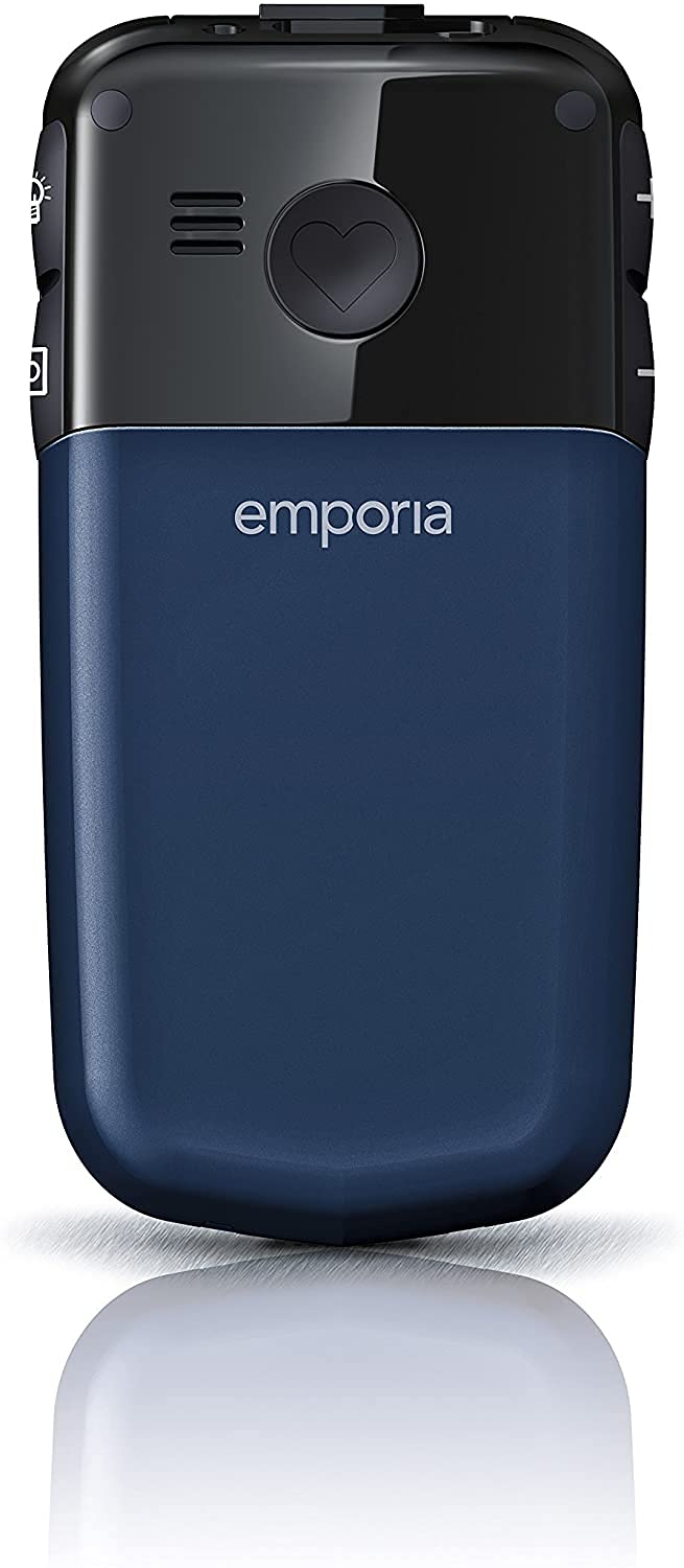 Emporia Comfort telefono conchiglia anziani blu tasti grandi