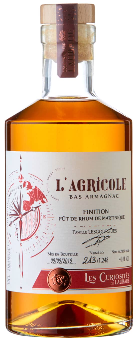 Laubade Les Curiosités l'Agricole Bas Armagnac brandy vaniglia 8 mesi