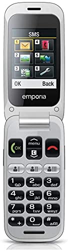 Emporia ONE Telefono Conchiglia per Anziani Space Grey Tasto SOS