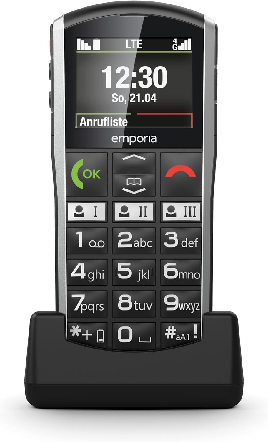 Emporia Simplicity LTE telefono con tasti nero tasti grandi SOS