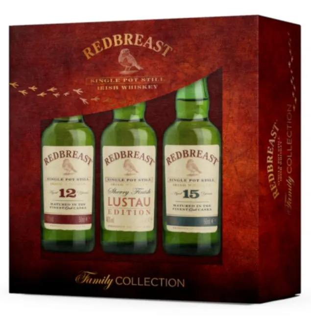 Redbreast Family Collection whiskey irlandese 3x5cl