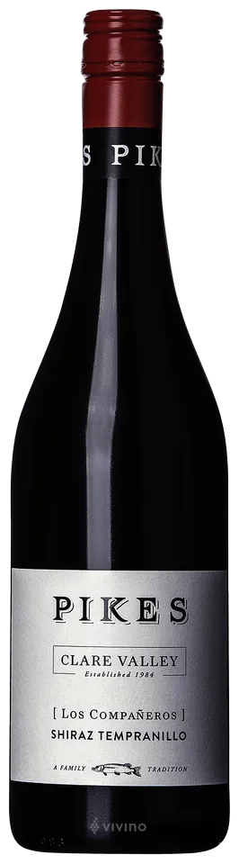 Pikes Los Companeros Shiraz Tempranillo Vino Rosso