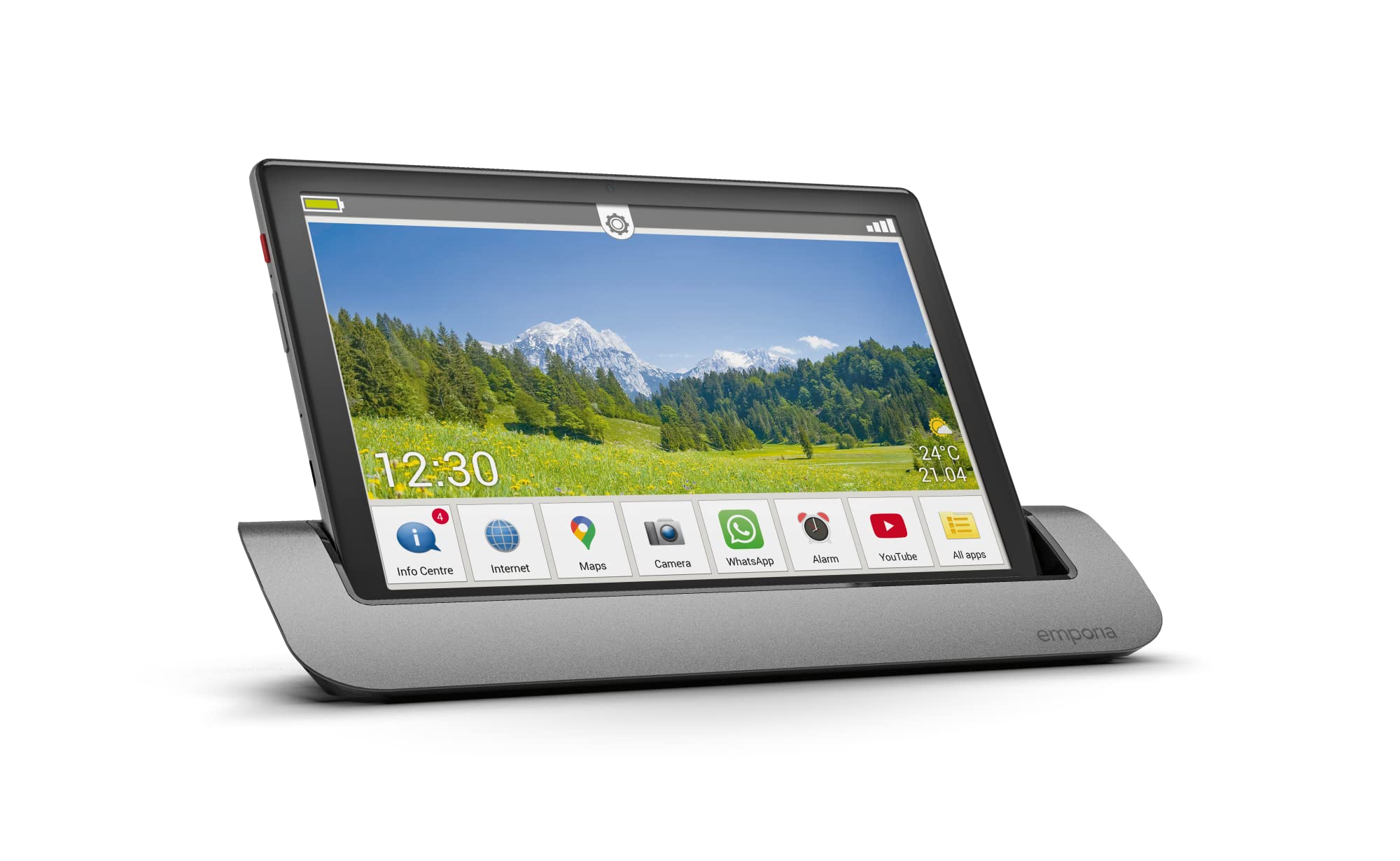 Emporia Tablet 10.1 32GB Wi-Fi 4G Android 11 icone grandi
