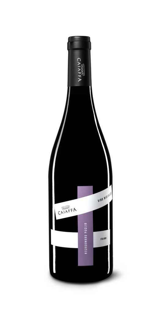Caiaffa Negroamaro vino rosso bio Puglia 75 cl frutti neri