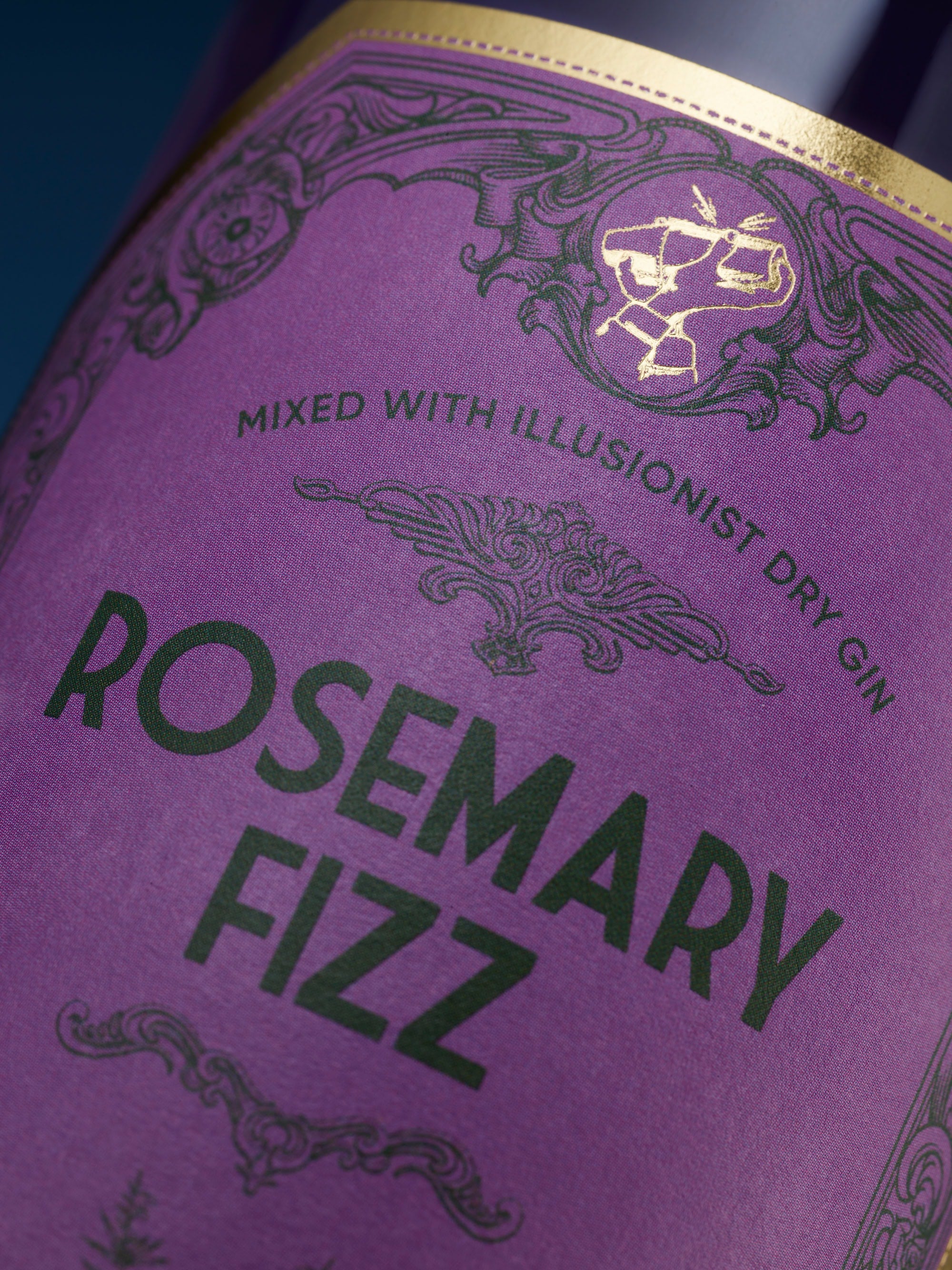 The Illusionist Rosemary Fizz RTD Cocktail Gin 50cl Limone