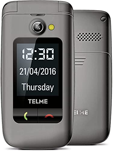Emporia TELME X200 Telefono a Conchiglia per Anziani Space Grey SOS