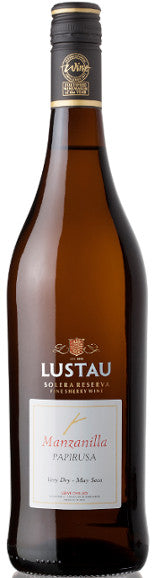 Lustau Papirusa Manzanilla sherry secco spagnolo da aperitivo