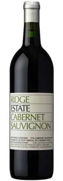 Ridge Estate Cabernet Sauvignon 2021 Vino Rosso 750 ml