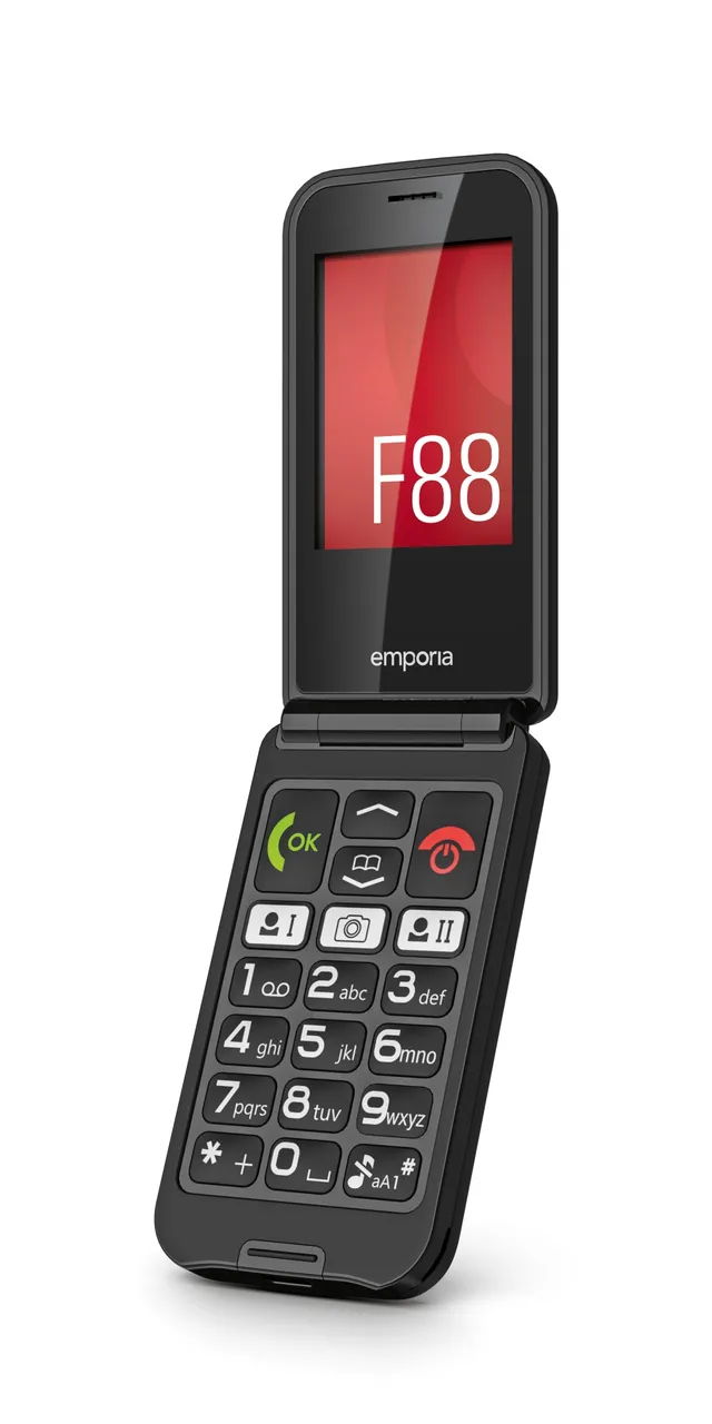 Emporia Talk Glam Telefono conchiglia tasti grandi tasto SOS