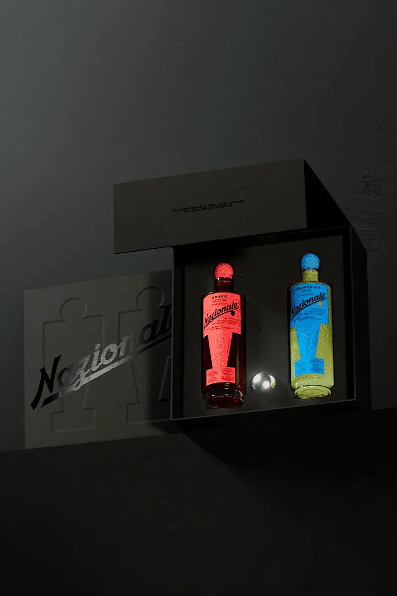 Nazionale Gold Pack cofanetto liquori italiani