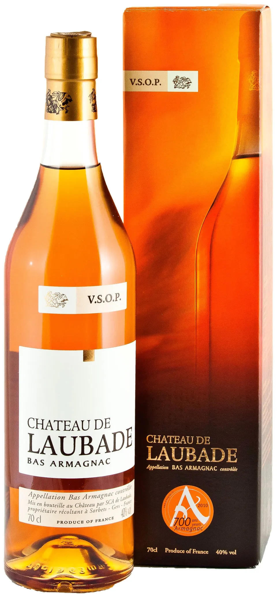 Chateau de Laubade VSOP Brandy Vaniglia 700 ml