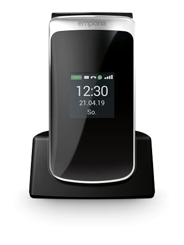 Emporia TOUCHsmart Smartphone per Anziani Nero 4G WhatsApp SOS