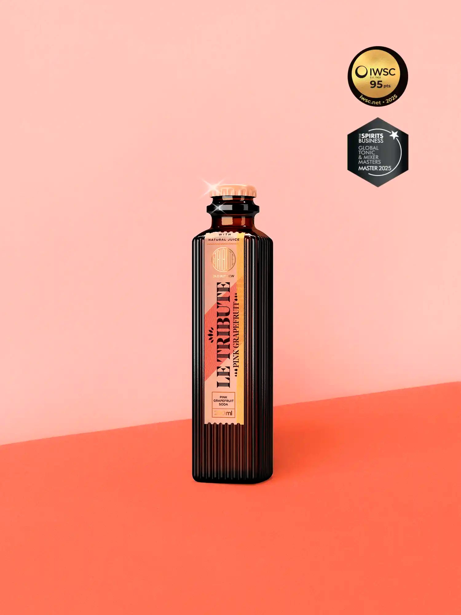 LE Tribute Pink Grapefruit Soda Pompelmo 4 Bottiglie