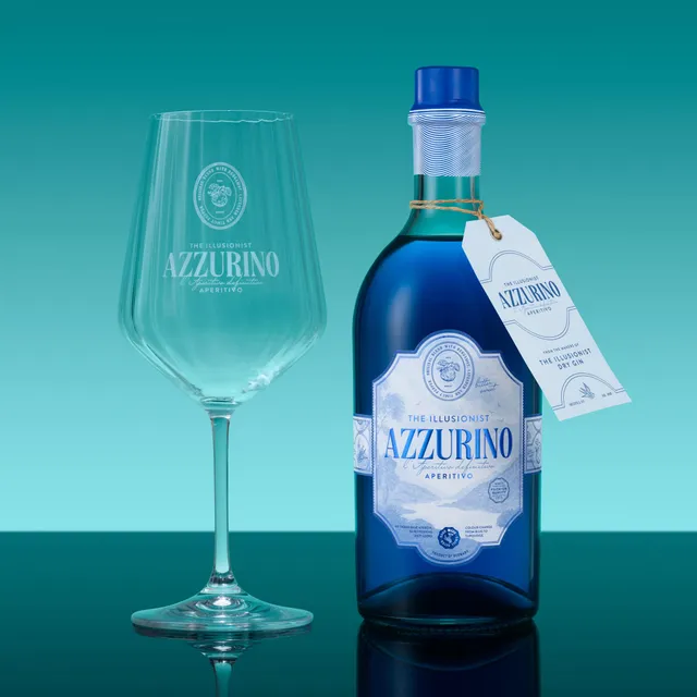The Illusionist Azzurino Aperitivo Bundle 3x70cl 11% + 6 bicchieri