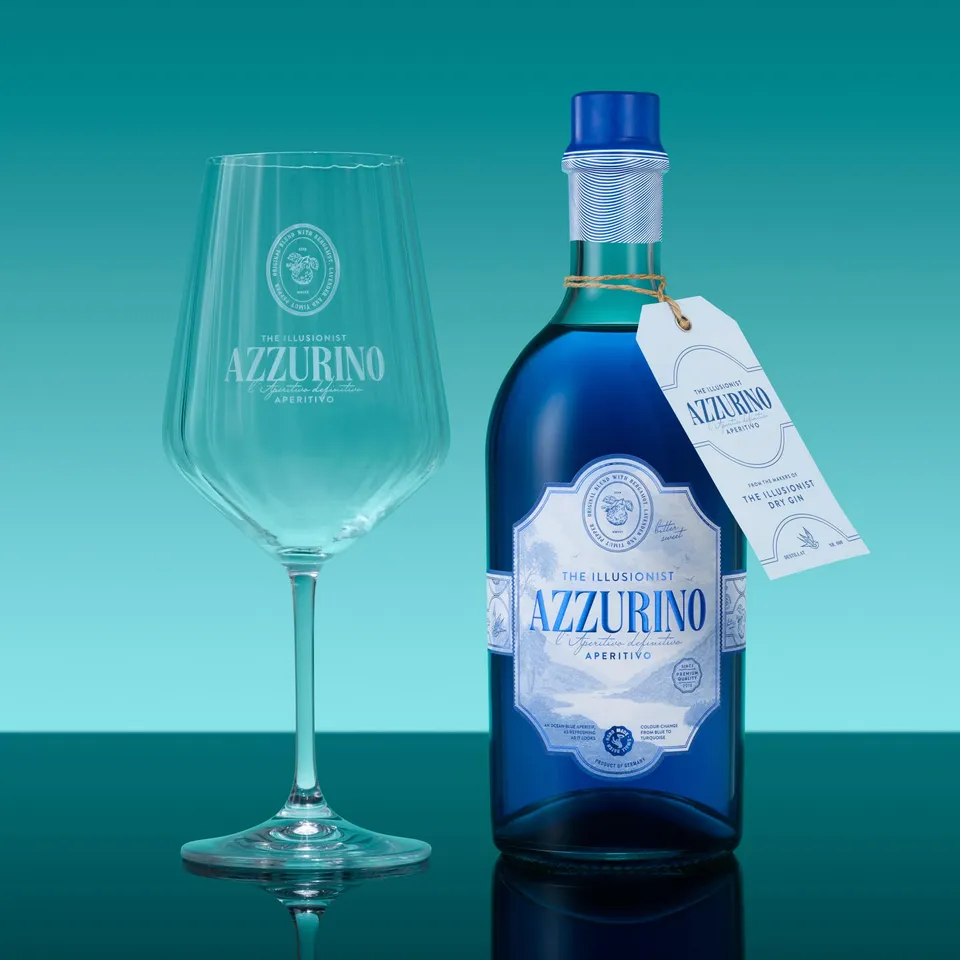 The Illusionist Azzurino Aperitivo Bundle 3x70cl 11% + 6 bicchieri
