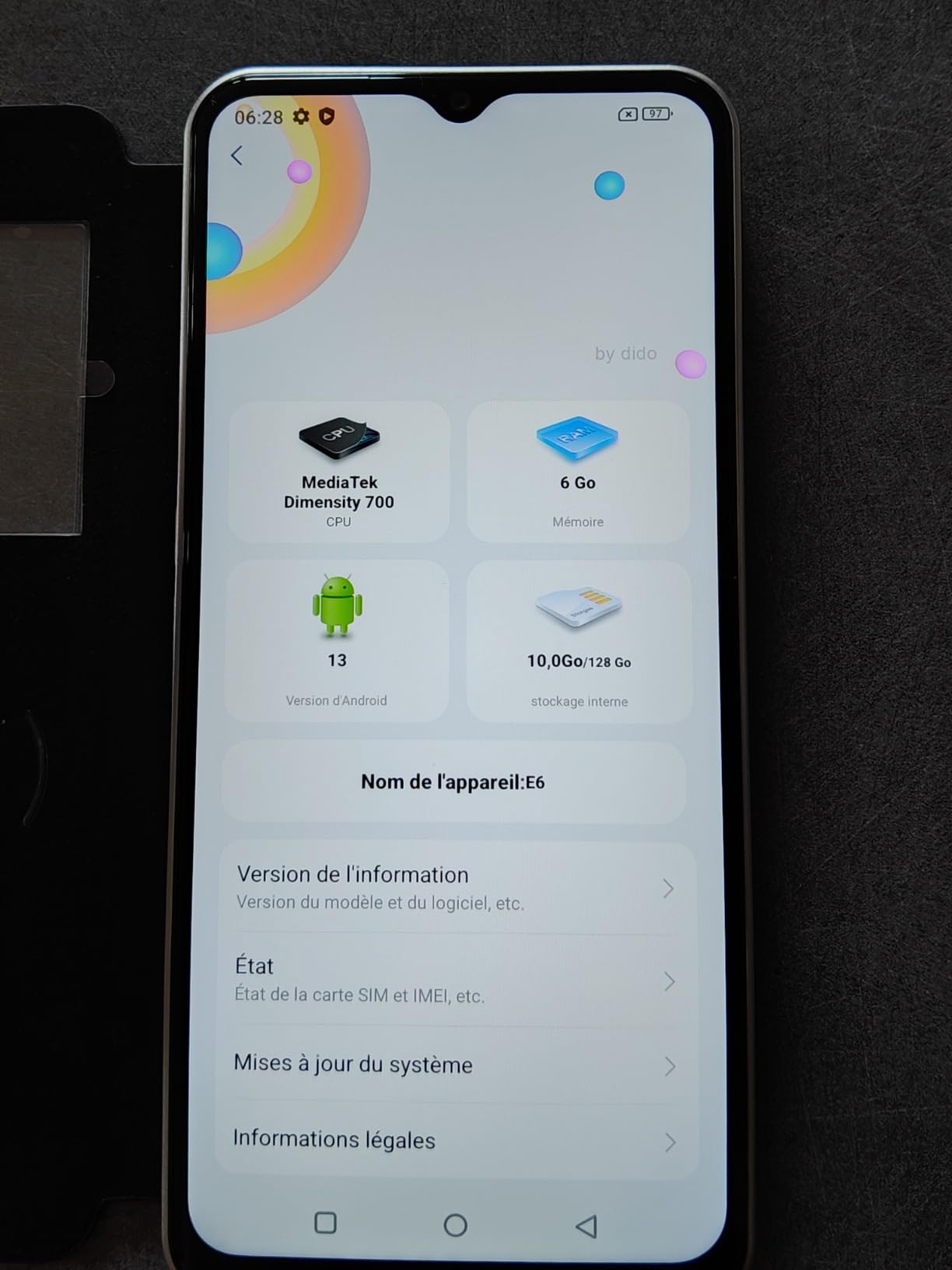 Emporia SMART.6 smartphone 5G 128GB 50MP NFC SOS