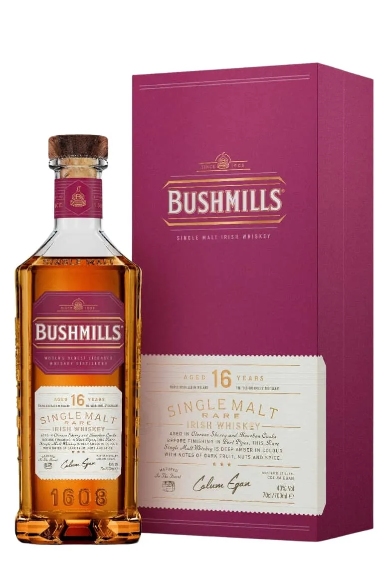 Bushmills 16 Anni Single Malt Whiskey 70 cl Porto Cask