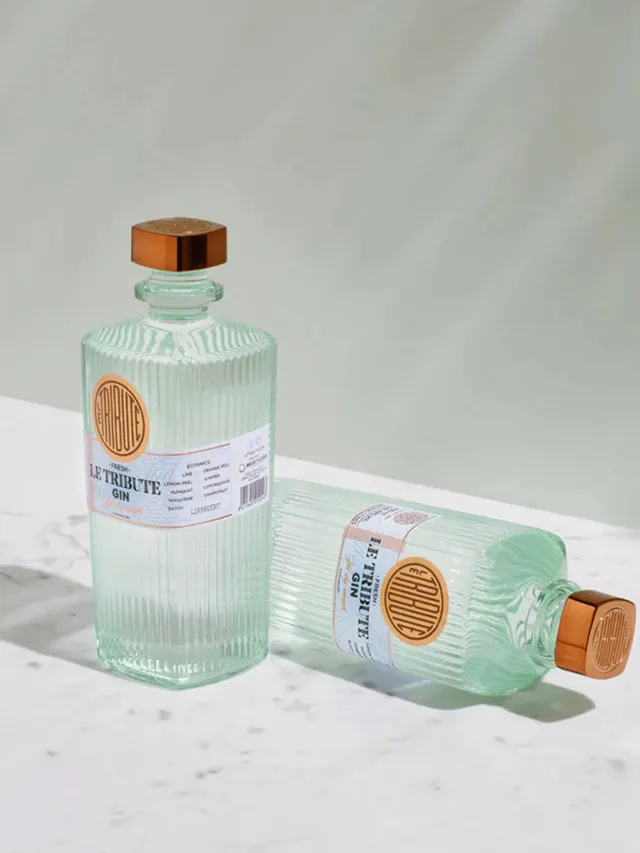 Le Tribute Gin gin fresco agrumato confezione 3 bottiglie
