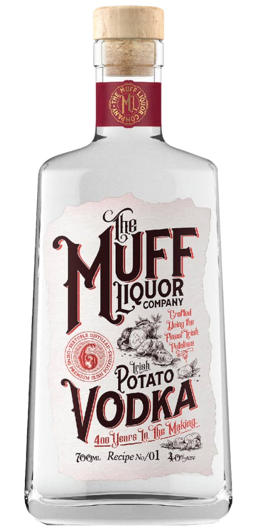 Muff Irish Potato Vodka di Patate Irlandese 70 cl Cremosa