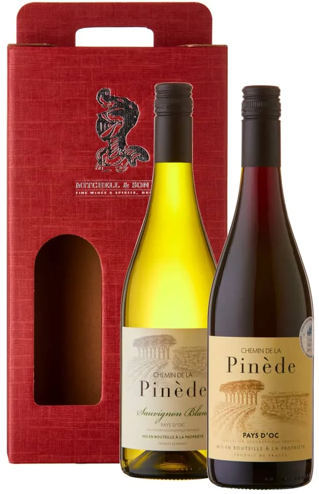 Chemin de la Pinède A Glass Act Box 2 Vini rosso bianco