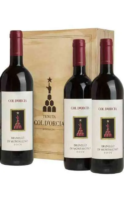 Col d'Orcia Brunello Collection vino rosso 3 bottiglie