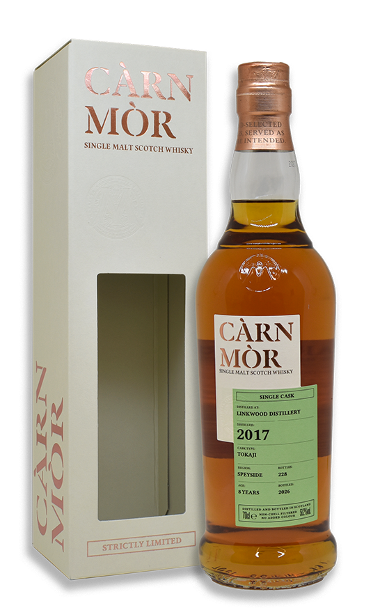 Carn Mor Linkwood 2017 Tokaji Whisky 8 Anni 70cl 51,2%
