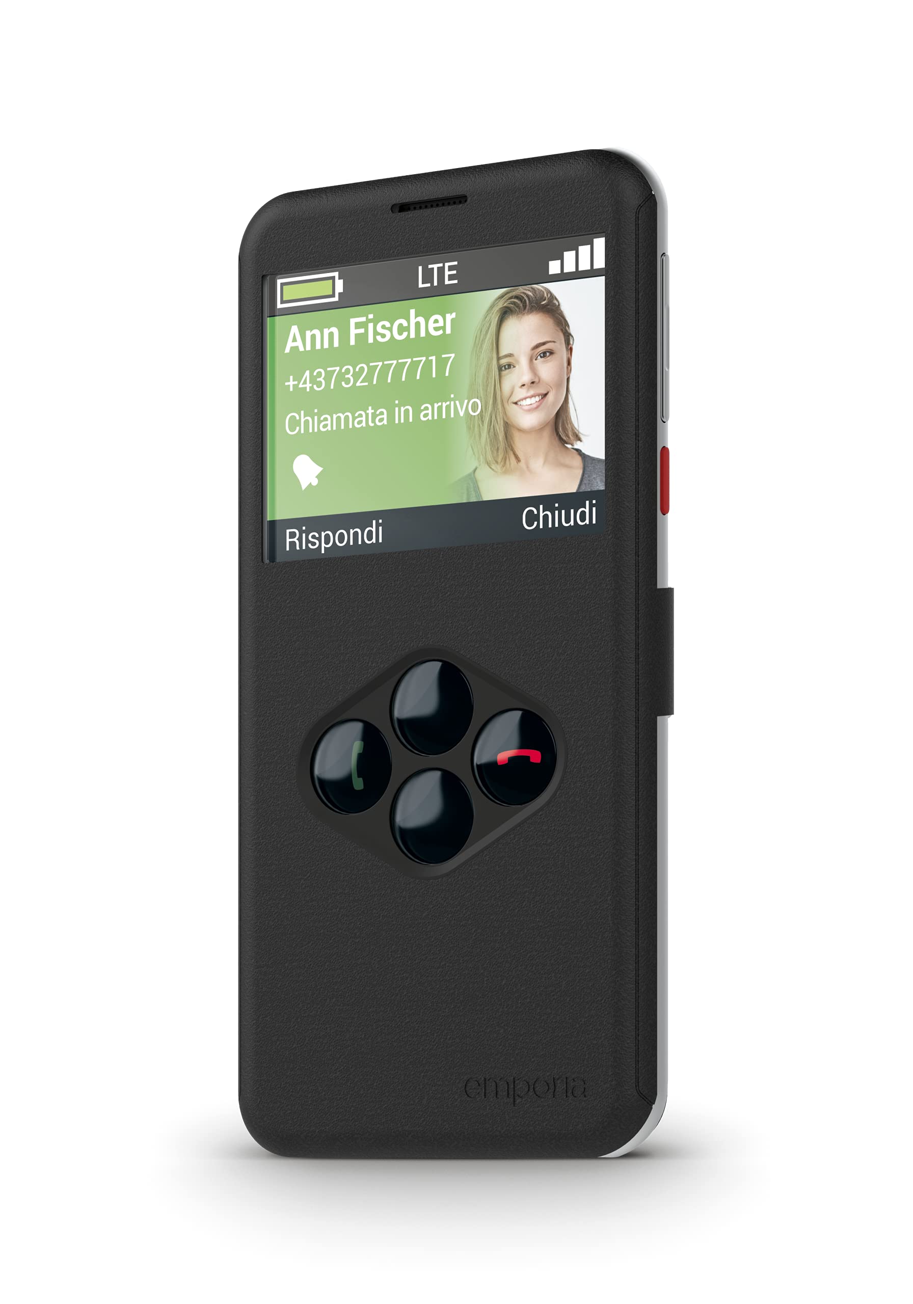 Emporia Smart 5 smartphone anziani nero 32GB display 5.5