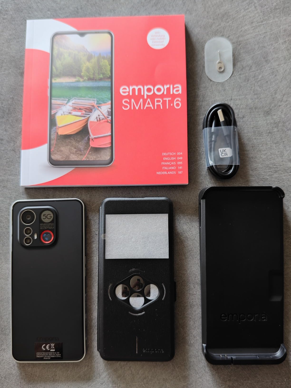 Emporia SMART.6 smartphone 5G 128GB 50MP NFC SOS