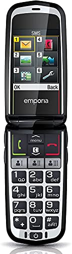 Emporia Comfort telefono conchiglia anziani blu tasti grandi