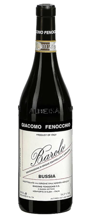Fenocchio Barolo Bussia 2021 vino rosso DOCG Nebbiolo