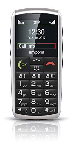 Emporia Classic telefono per anziani nero 2" SOS base ricarica