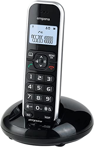 Emporia GD61AB Telefono Cordless DECT Nero con Segreteria