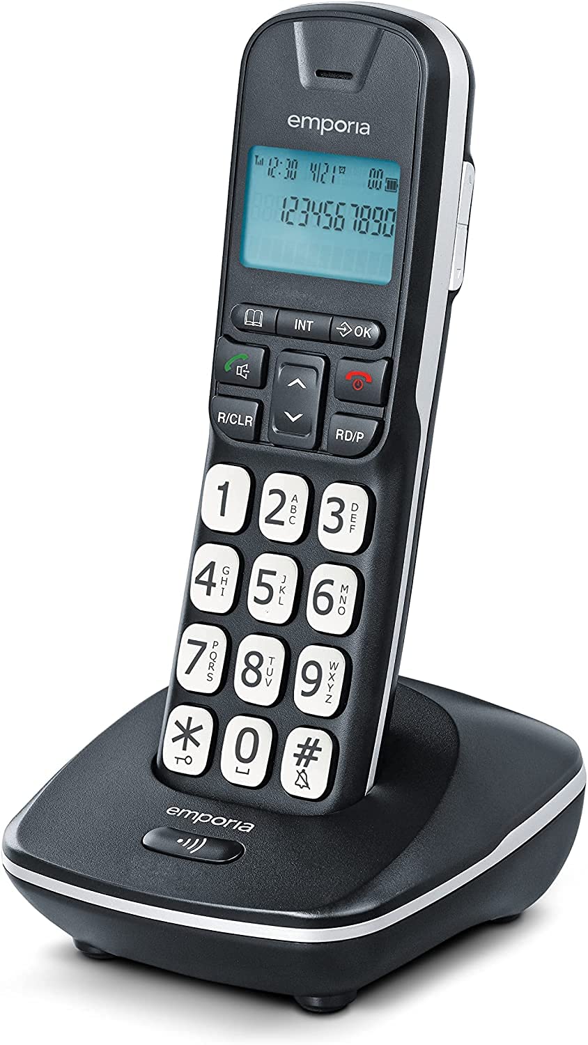 Emporia GD61AB Telefono Cordless DECT Nero con Segreteria