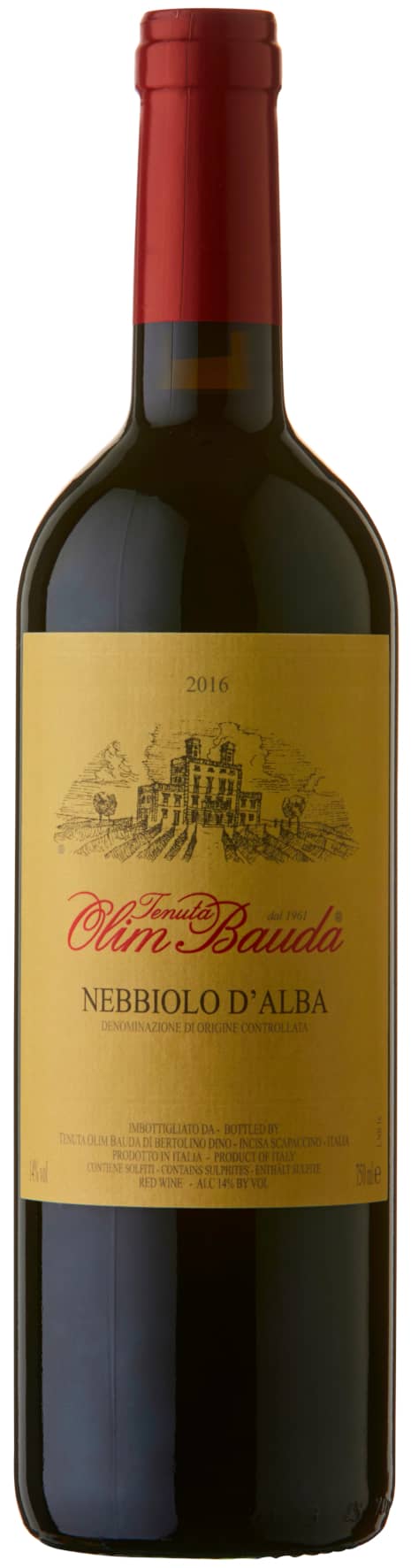Olim Bauda Nebbiolo vino rosso vegan