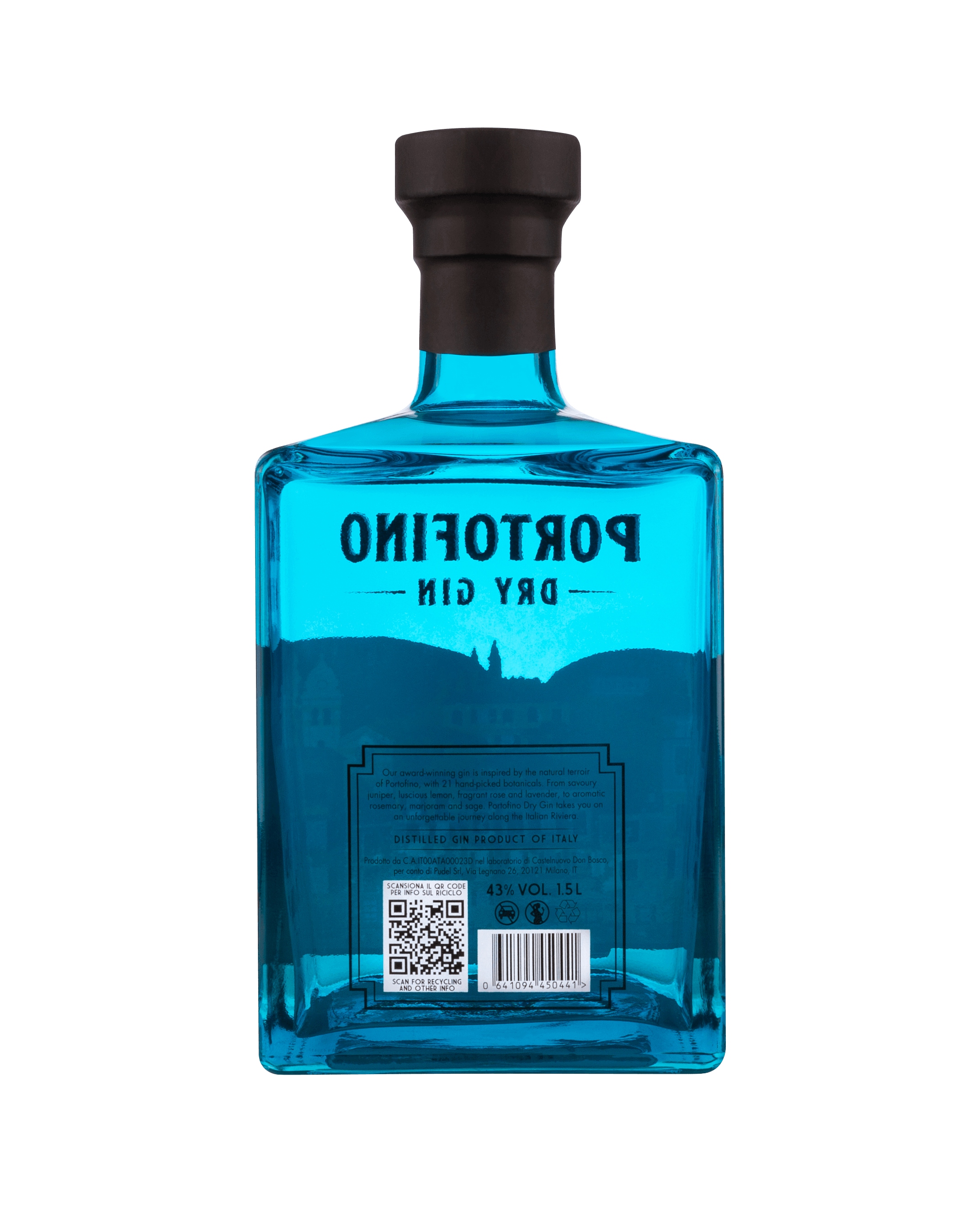 Portofino Gin Dry Gin Magnum 1,5 L Mediterraneo