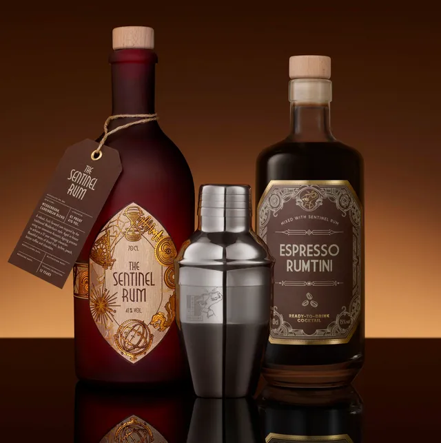 The Illusionist Sentinel Espresso Rumtini Set Rum + RTD + Shaker