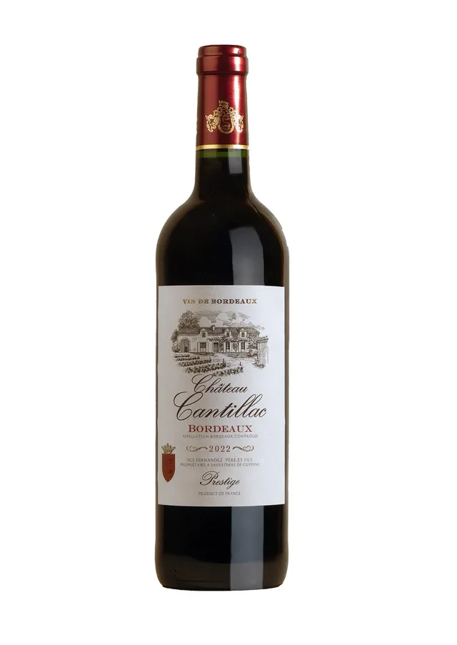 Chateau Cantillac Bordeaux Vino Rosso Merlot 2022 750ml