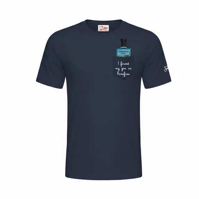 Portofino Lifestyle t-shirt cotone navy Bay Martini taglia L