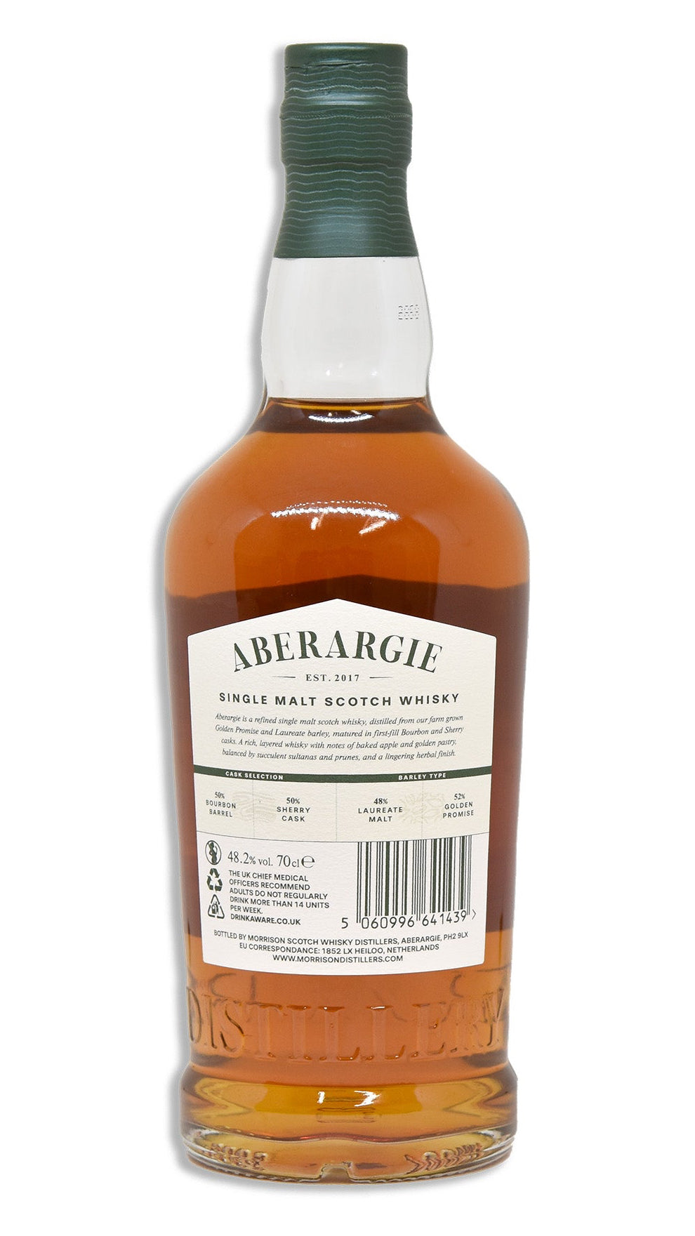 Aberargie Inaugural single malt whisky 70cl 48,2% sherry