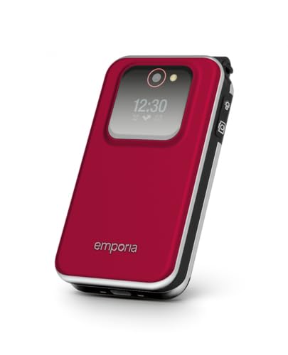 Emporia JOY-LTE telefono conchiglia rosso 4G 2.8" SOS