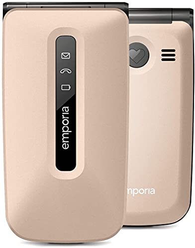 Emporia Flip Telefono conchiglia champagne 2.2" tasto SOS